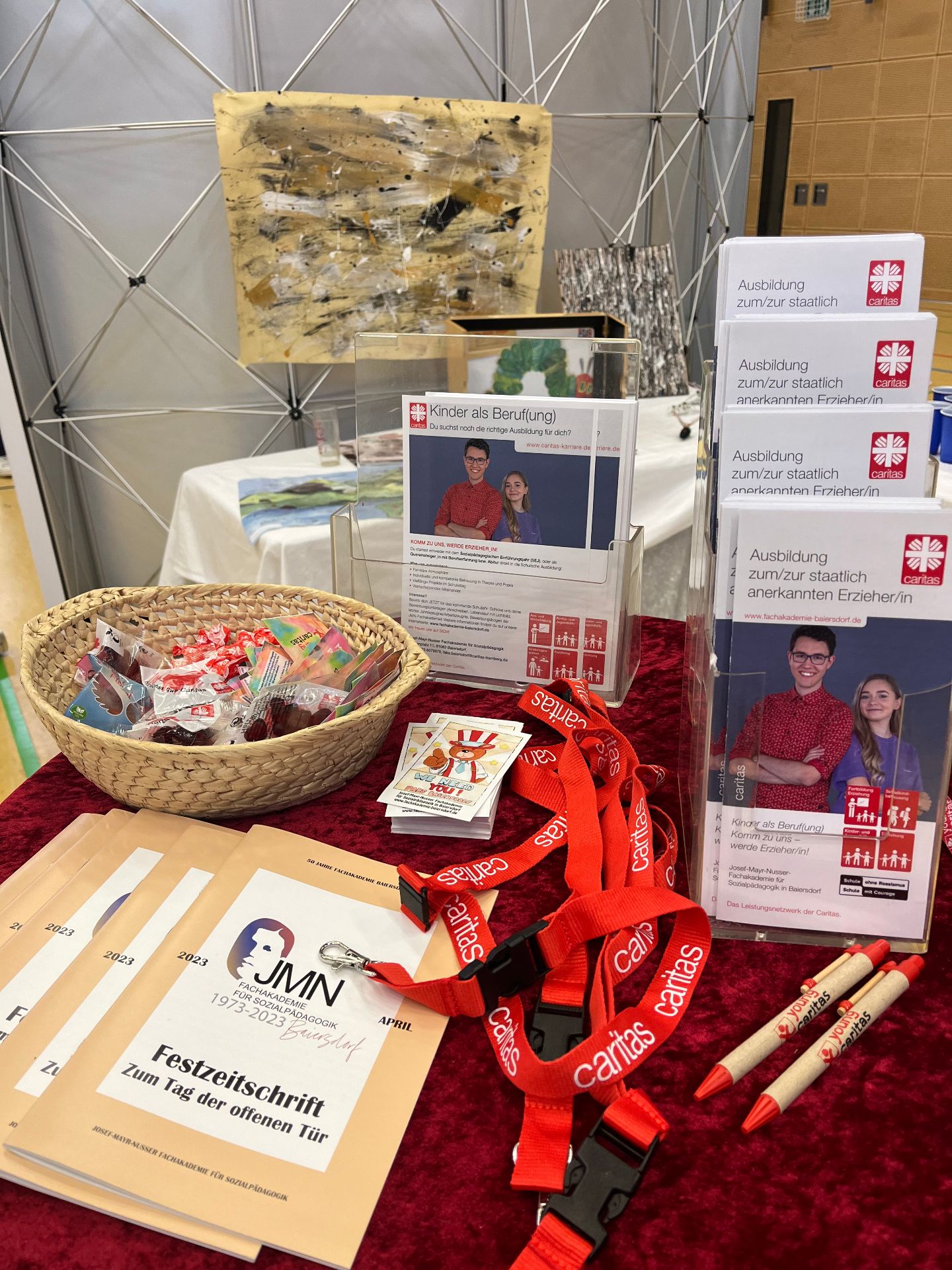 Einblick in den Messestand